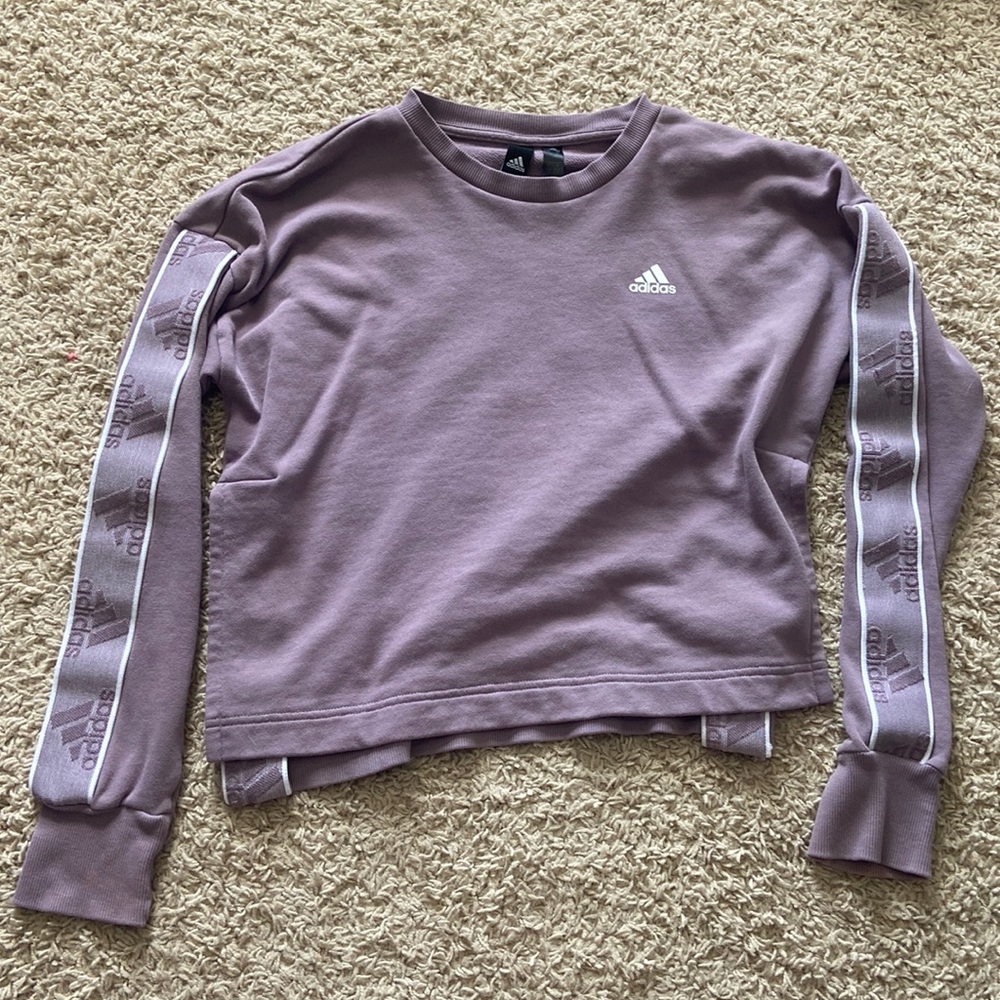 adidas, xs, purple and white